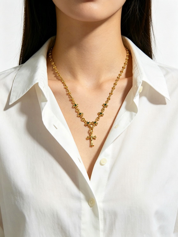 Chrome Hearts Necklace-043