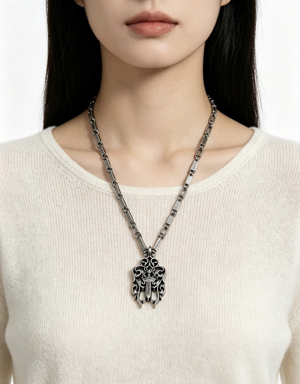 Chrome Hearts Necklace-051