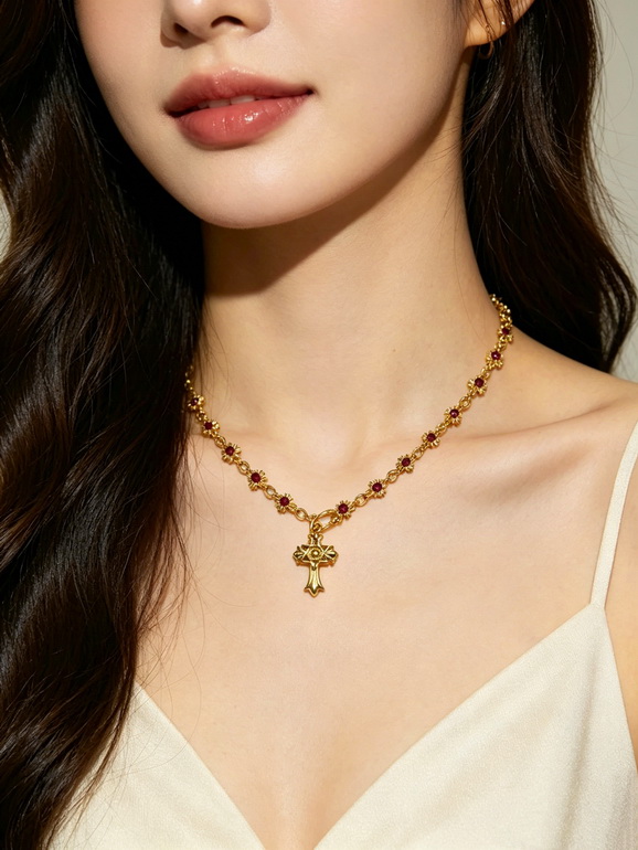 Chrome Hearts Necklace-066
