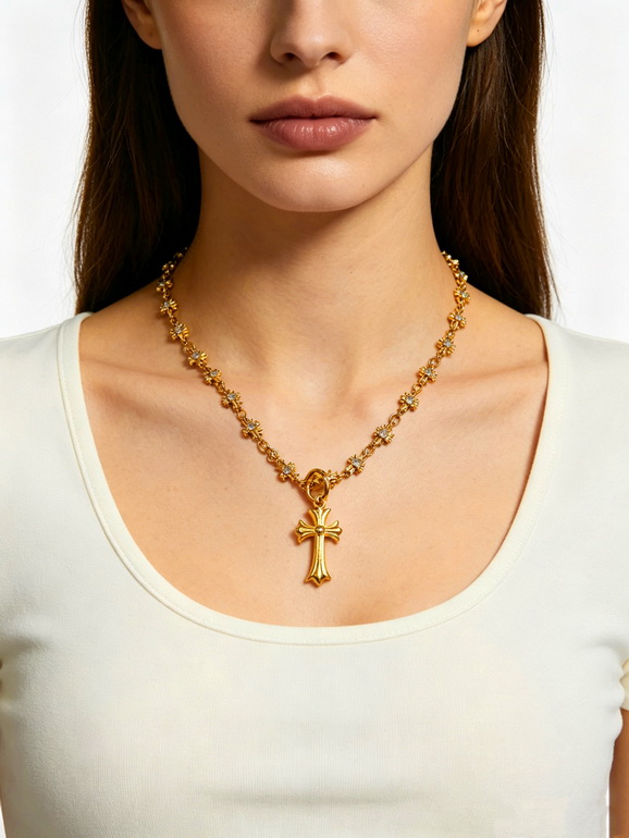 Chrome Hearts Necklace-067