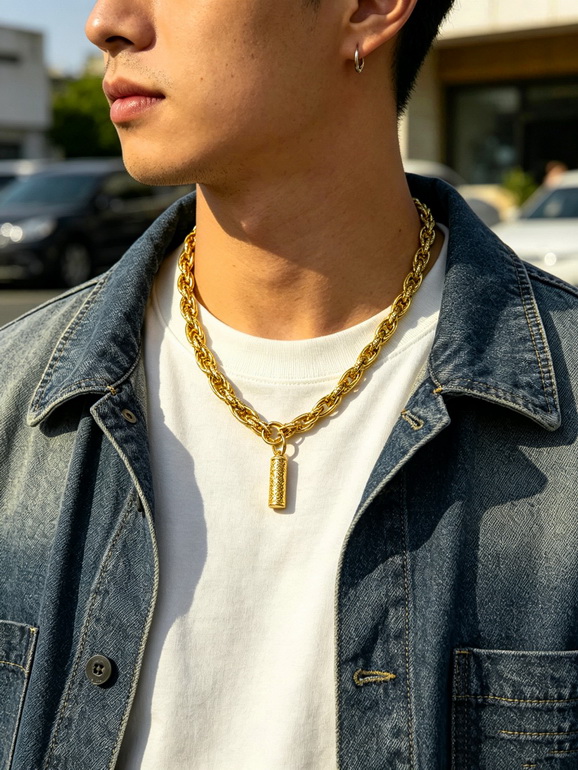Chrome Hearts Necklace-073