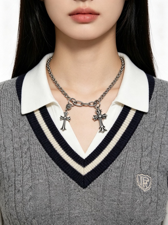 Chrome Hearts Necklace-075