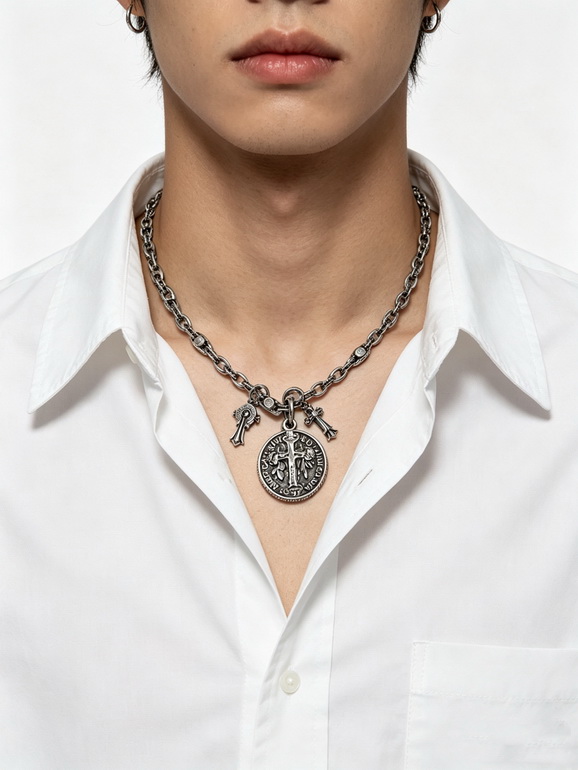 Chrome Hearts Necklace-077