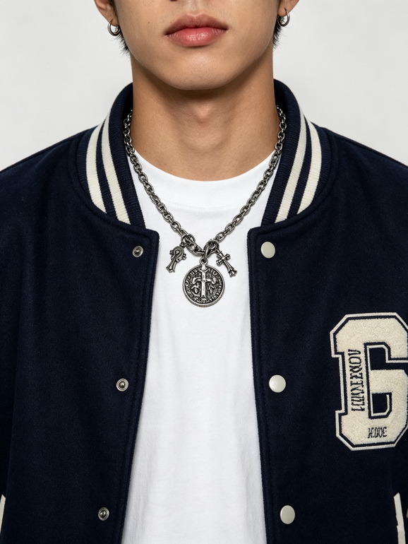 Chrome Hearts Necklace-077