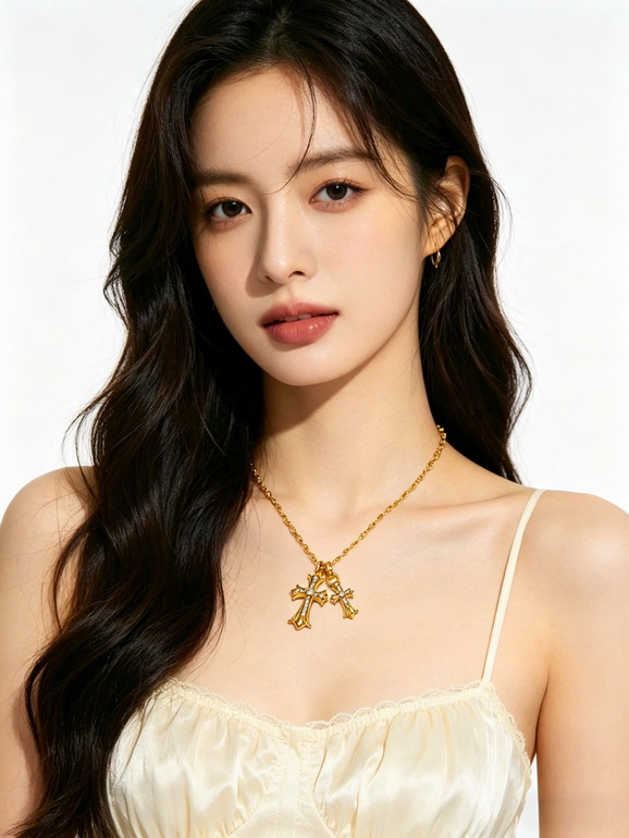 Chrome Hearts Necklace-080