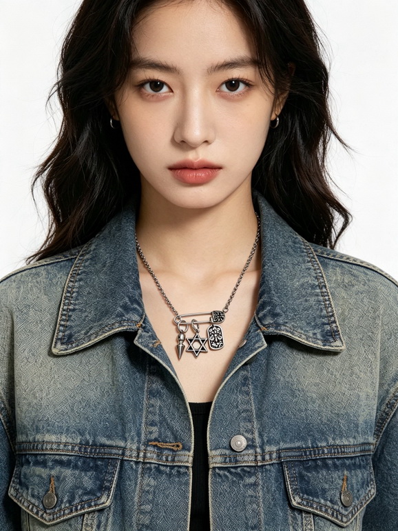 Chrome Hearts Necklace-083