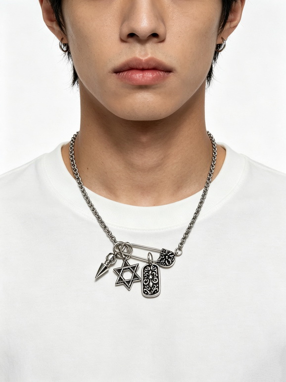 Chrome Hearts Necklace-083