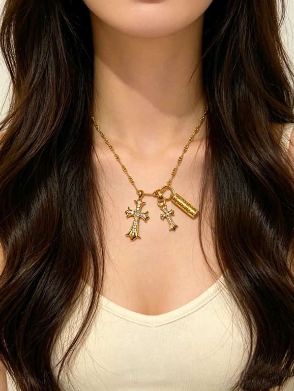 Chrome Hearts Necklace-092