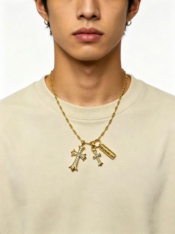 Chrome Hearts Necklace-092