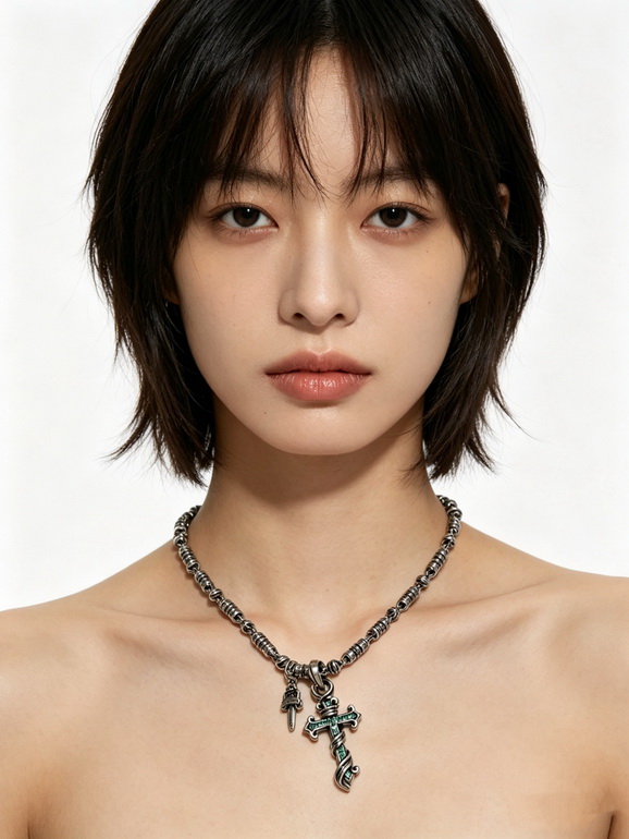 Chrome Hearts Necklace-097