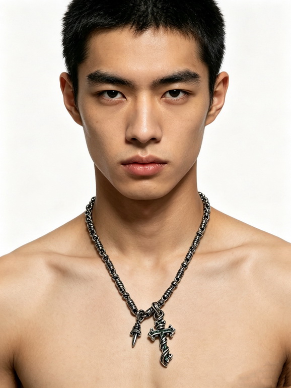Chrome Hearts Necklace-097