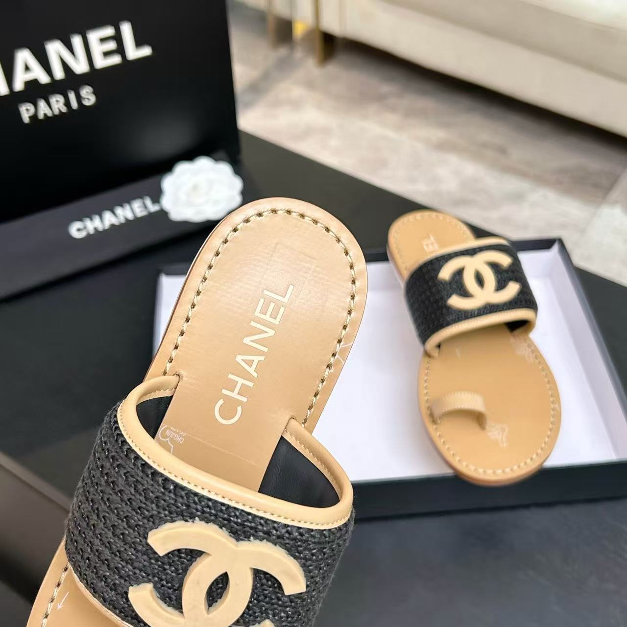 Chanel Slippers Women(AAA)-072