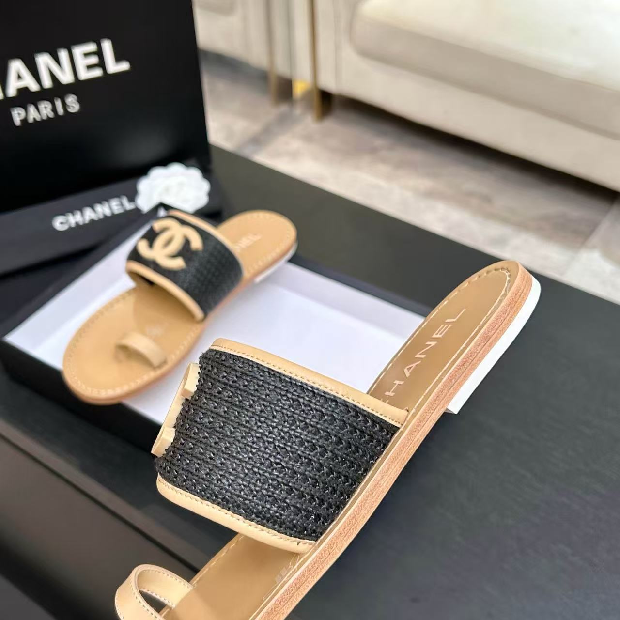 Chanel Slippers Women(AAA)-072