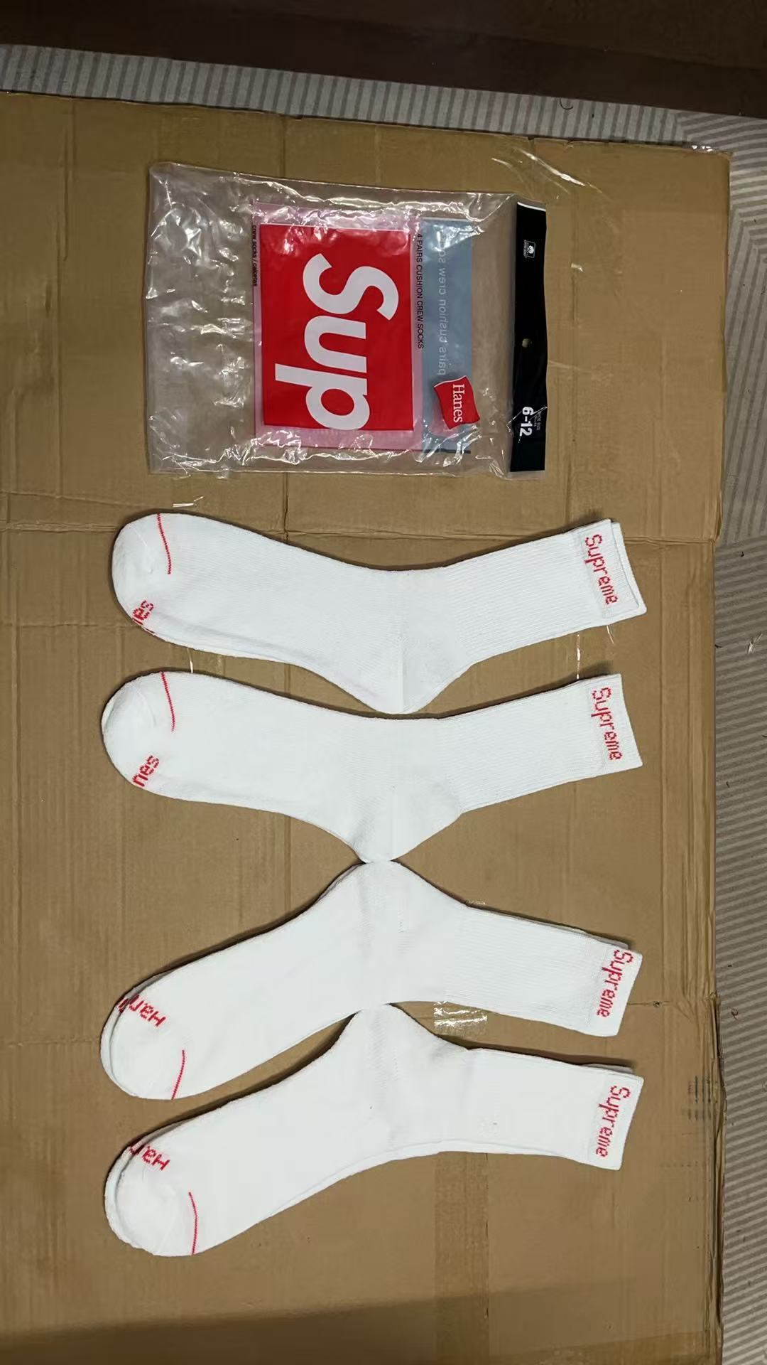Supreme Socks(4 pairs)-384