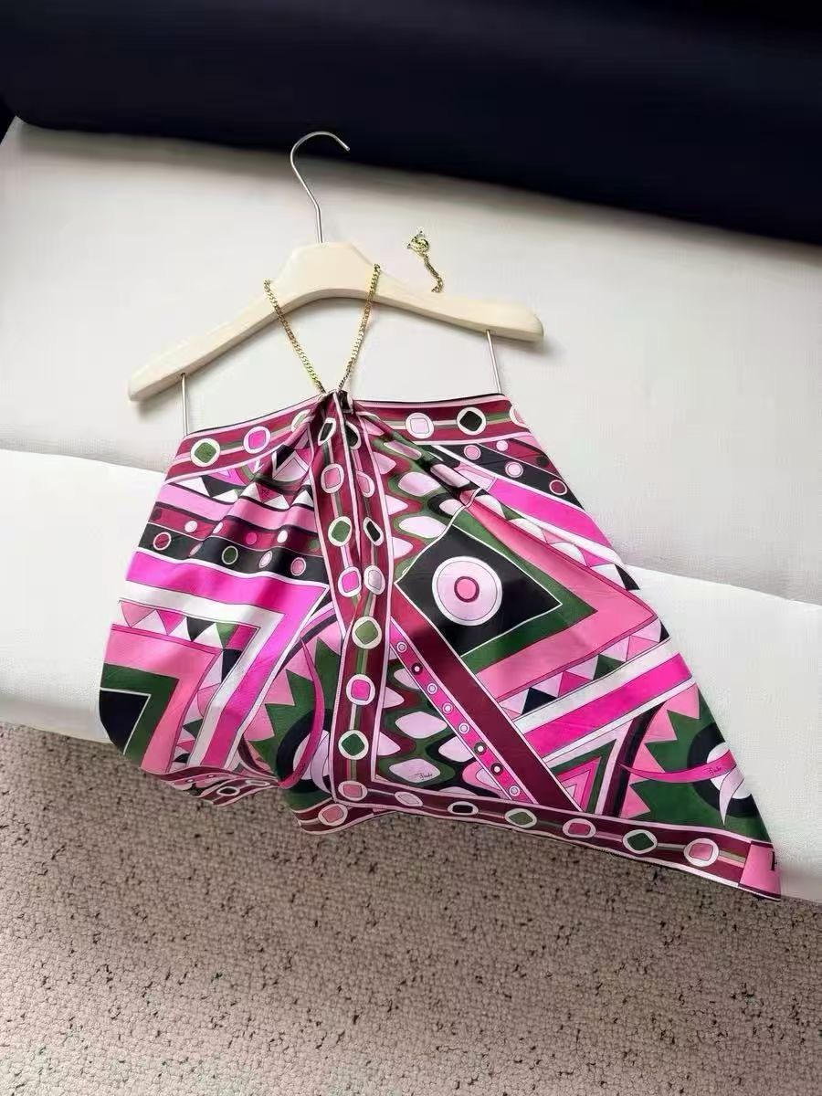 Emilio Pucci Silk Scarf Top-001