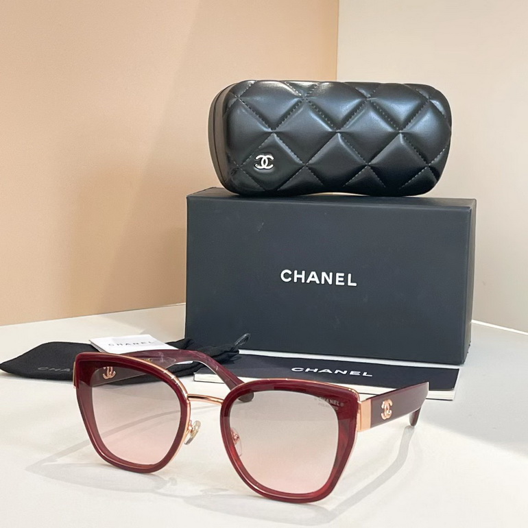 CHANEL Sunglasses(AAAA)-2044