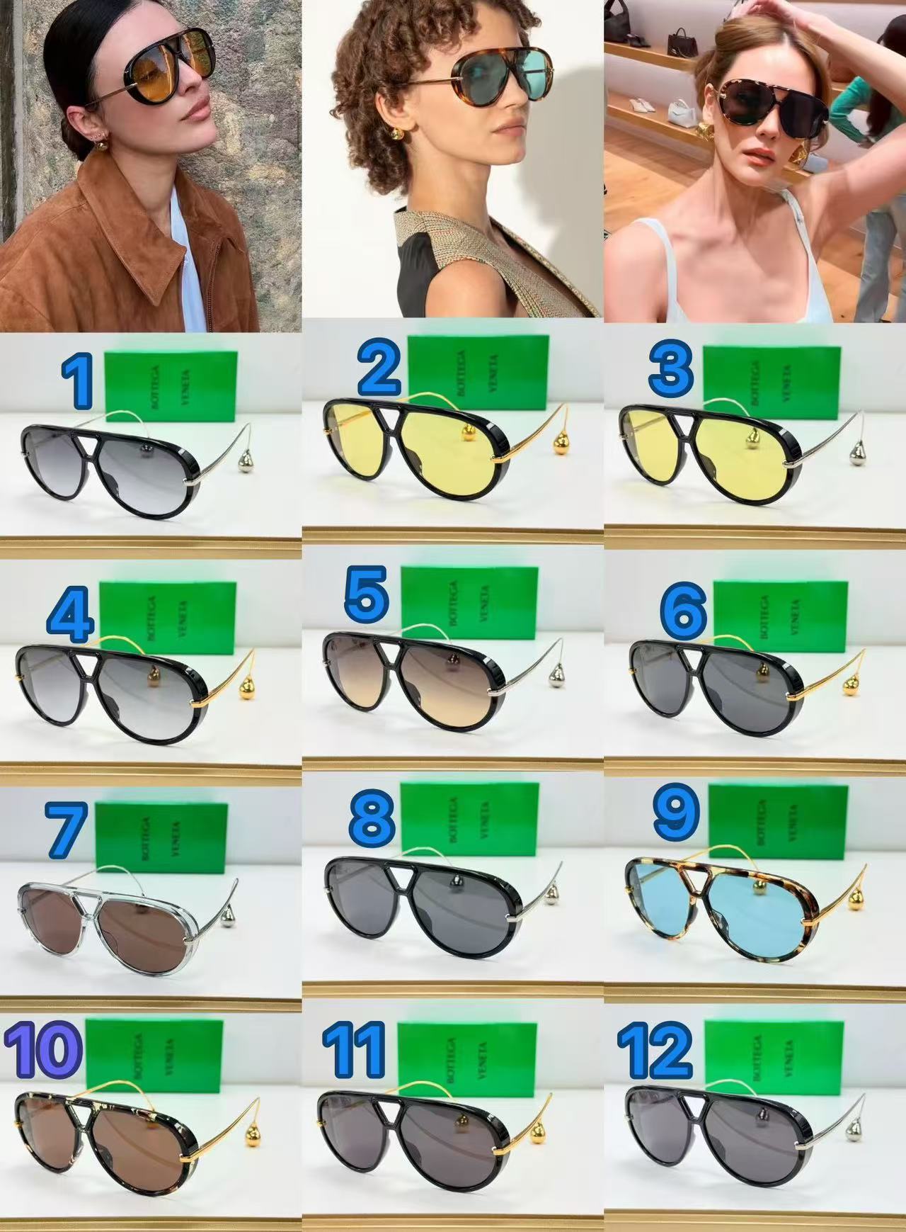 BOTTEGA VENETA Sunglasses(AAAA)-112