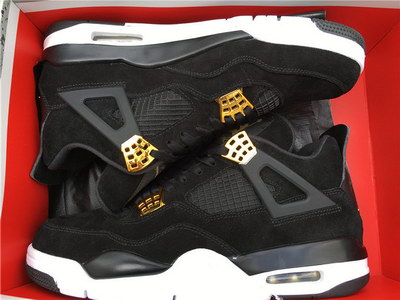 Air Jordan 4 Black Suede